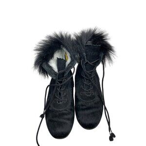 Technica  women's boots size 38 black pony hair. Beautiful condition